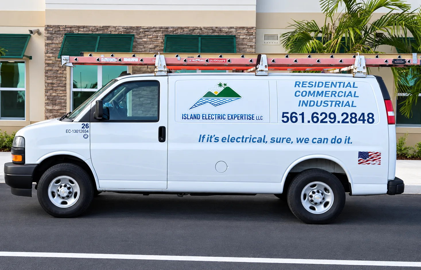 Island Electric Expertise service van
